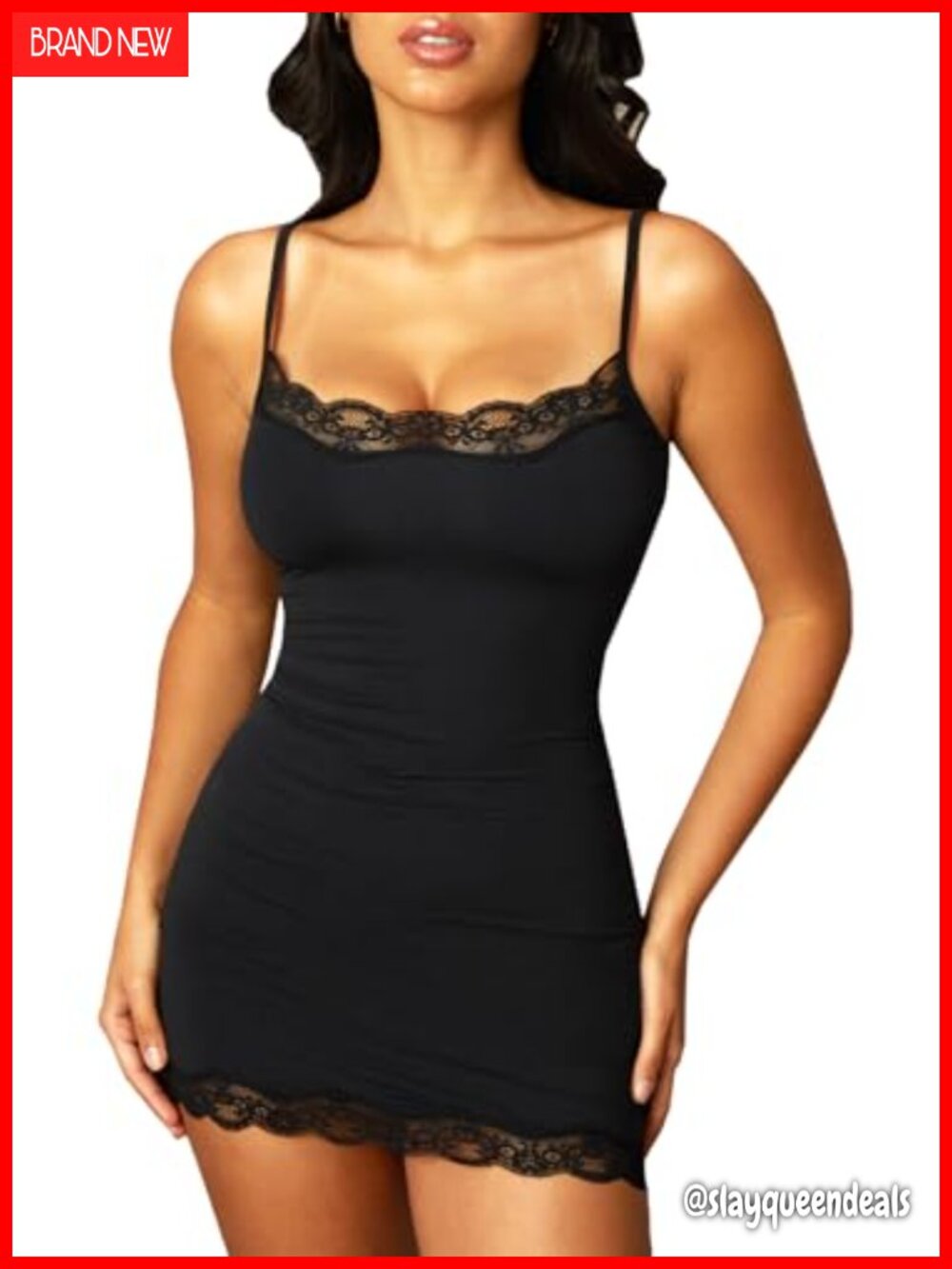 Navneet Women Lace Trim Bodycon Mini Dress Sexy Going Out Short Tight Dress